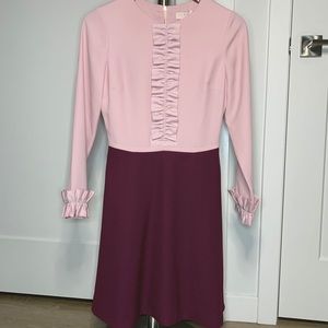 Ted Baker London- Ruffle Sleeve Dress, Size 0